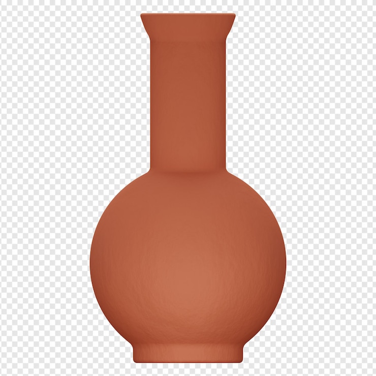 PSD rendering 3d isolato dell'icona del barattolo di argilla psd