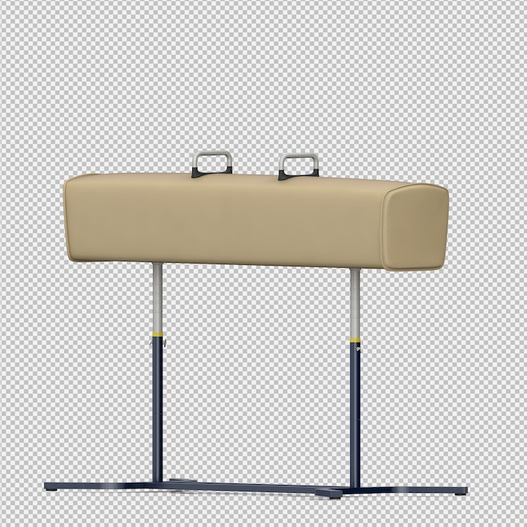 PSD rendering 3d isométrico de equipos deportivos y de gimnasio