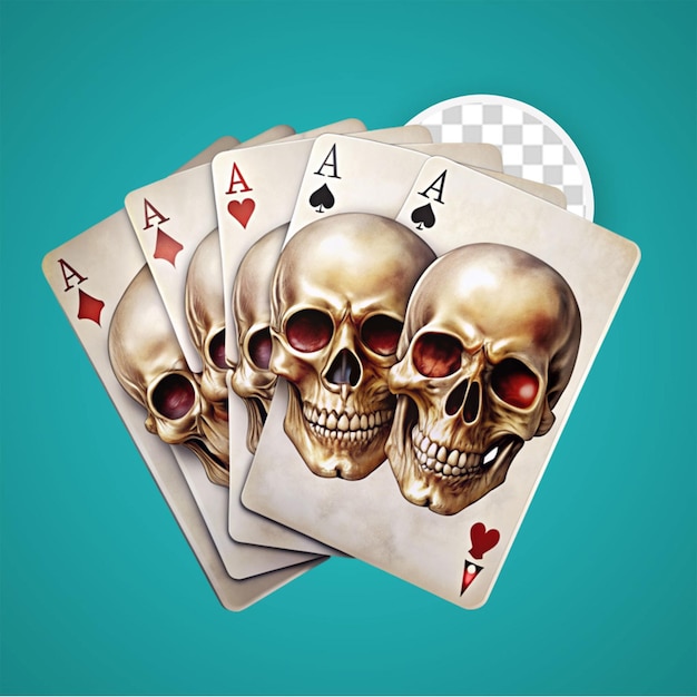 PSD rendering 3d d'un jeu de cartes