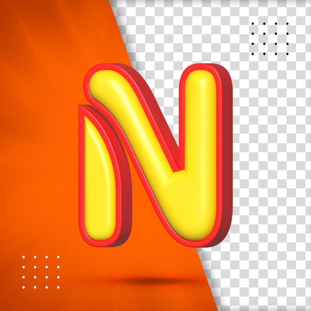 Rendering 3d lettere dell'alfabeto Lettera 3d Carattere alfabetico Simbolo della lamina Alfabeto inglese realistico