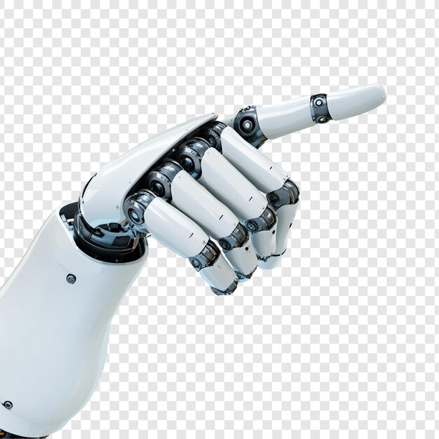 Rendering 3D de la main robotique montrant une intelligence artificielle futuriste Avance technologique dans l'automatisation
