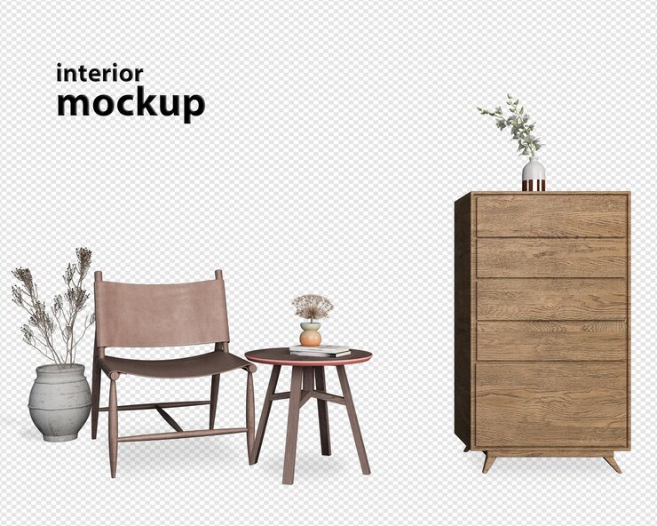 rendering 3d mockup interni