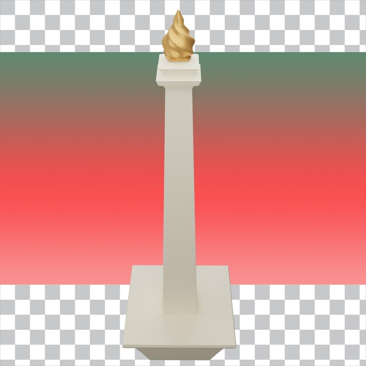 Rendering 3D Monas Isolato