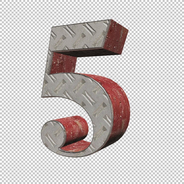 Rendering 3d numero 5