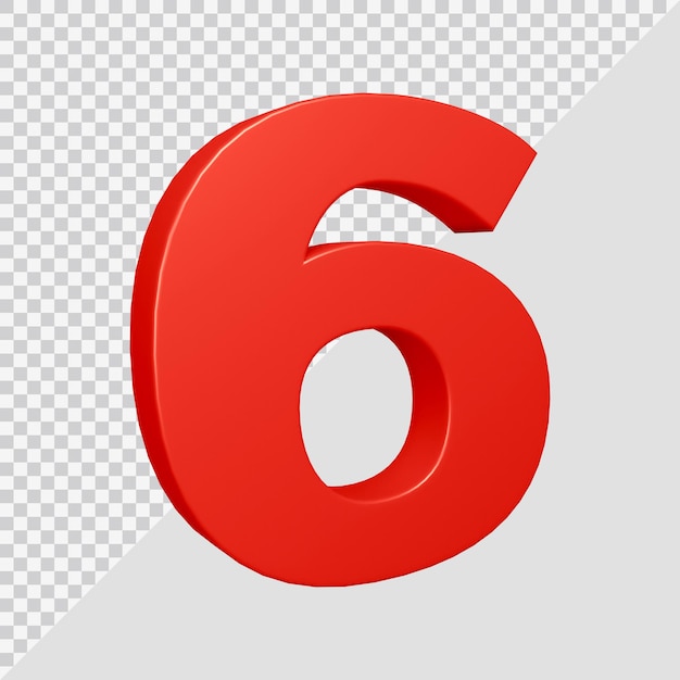Rendering 3d numero 6