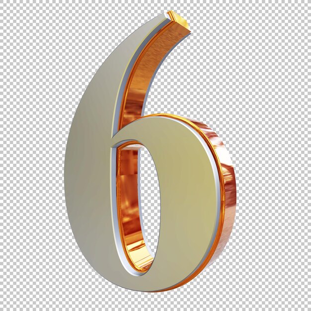 Rendering 3d numero 6
