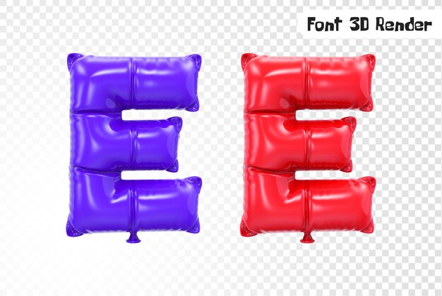 PSD rendering 3d par ballon de police e