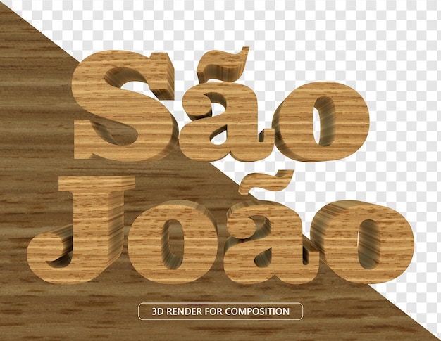 Rendering 3d per la composizione con un rendering 3d della parola.