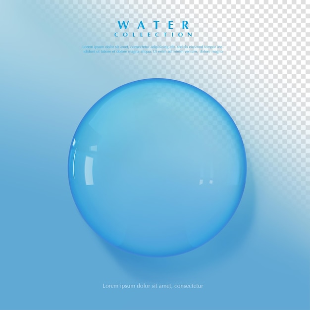 rendering 3D Raccolta dell'acqua