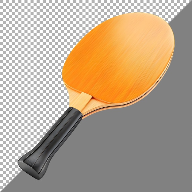 Rendering 3d D'un Tennis De Table De Ping-pong Sur Un Fond Transparent Généré Par Ai