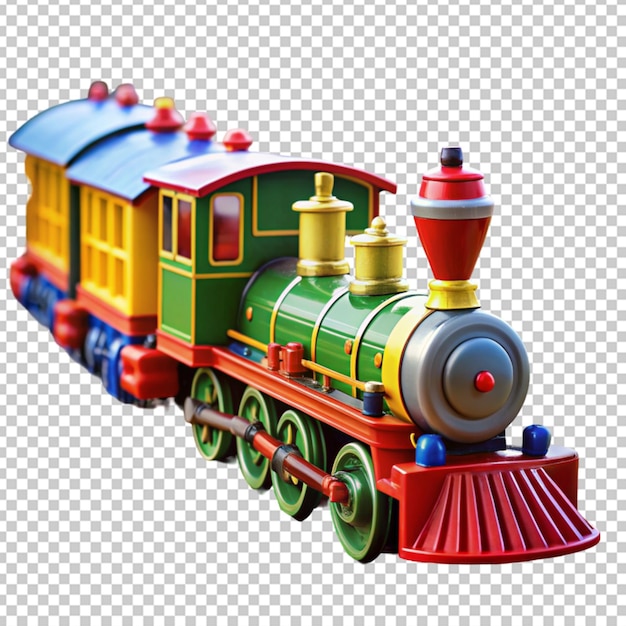 PSD rendering 3d d'un train coloré