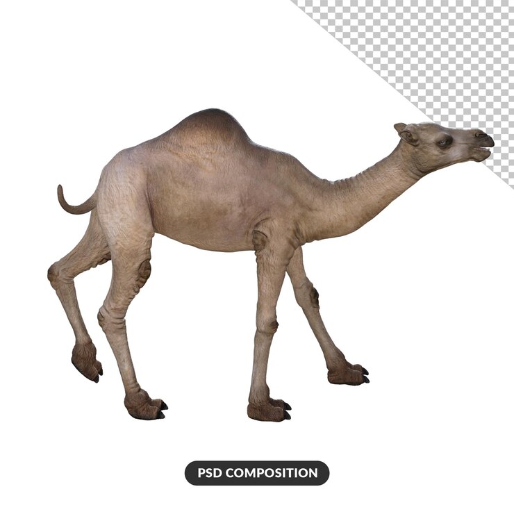 PSD rendering 3d unta lucu