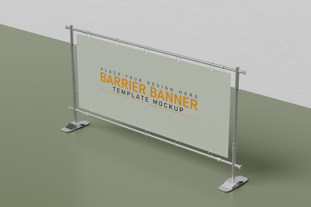 Rendering del modello di banner