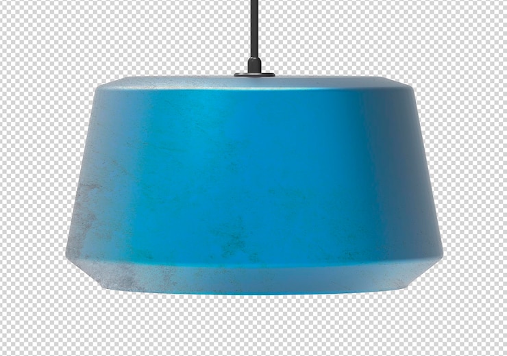 PSD rendering di creatore di scene di plafoniere 3d isolato