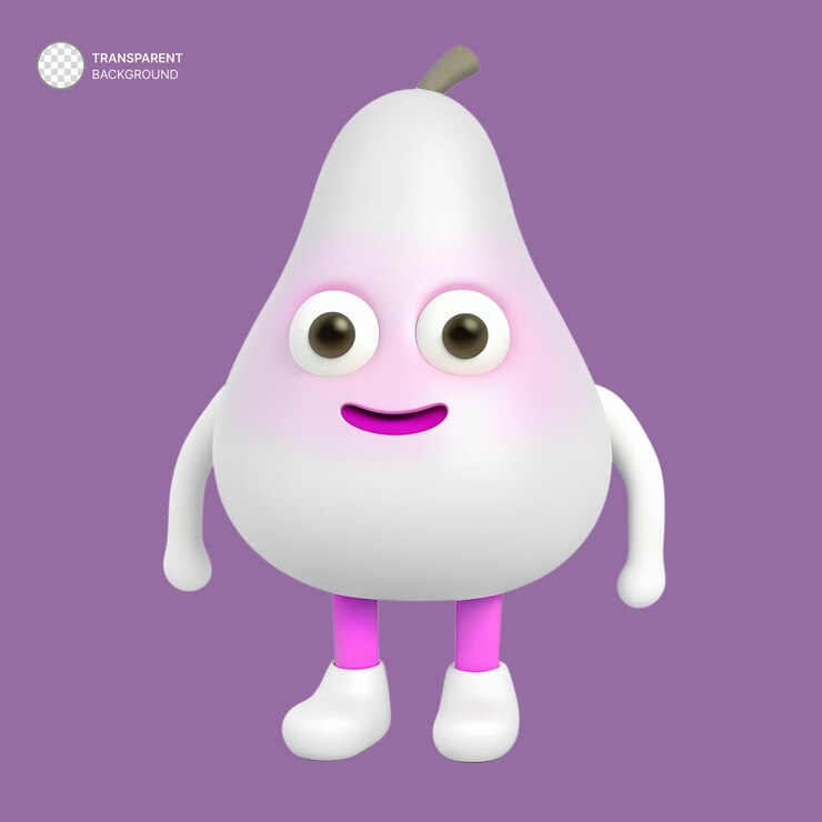 PSD rendering di personaggi astratti di cartoni animati psd 3d