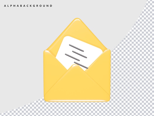 Rendering du vecteur de l'icône du message