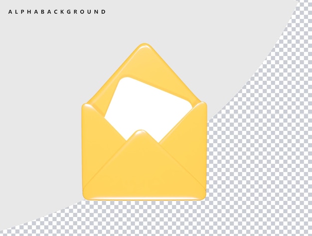 Rendering du vecteur de l'icône du message