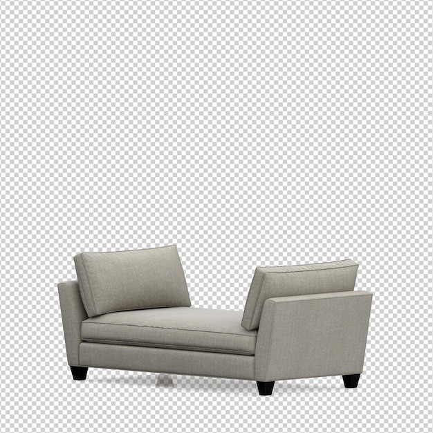 Rendering isolato sedia 3D