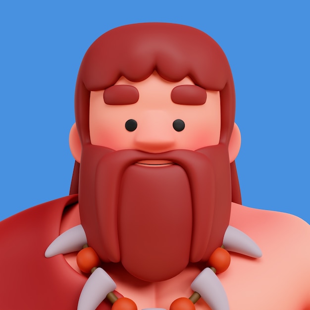 Renderização 3D de avatar