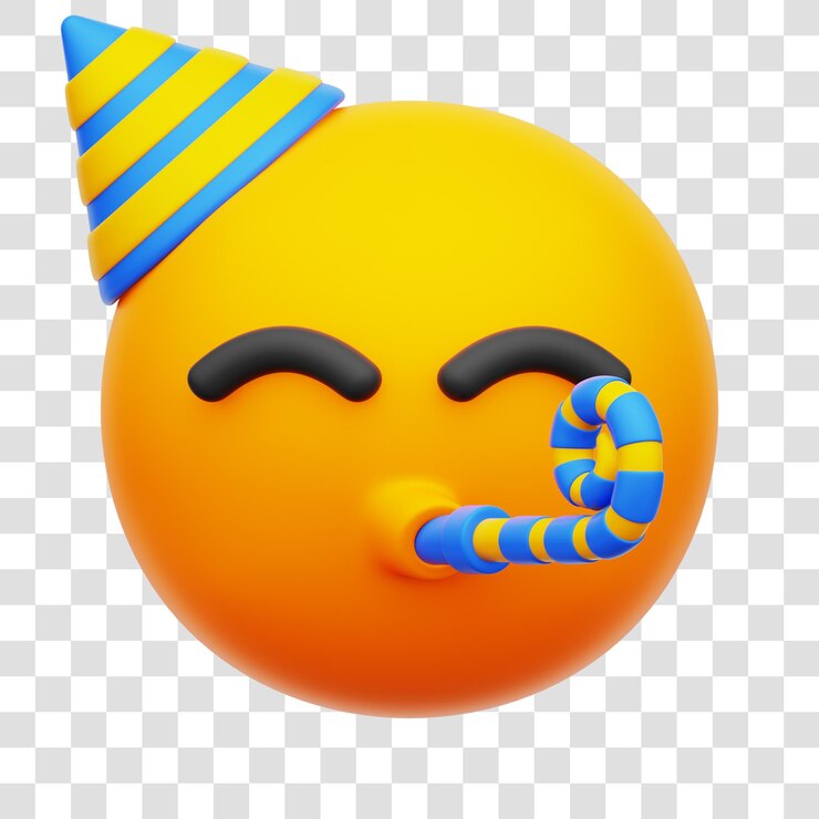 PSD renderização 3d de emoji ícone isolado fundo transparente