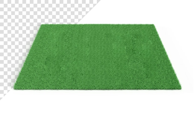 PSD renderização 3d de grama verde