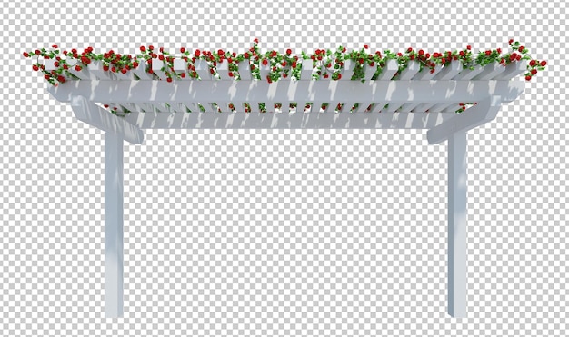 PSD renderização 3d de plantas de hera isoladas