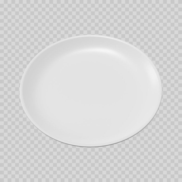 PSD renderização 3d de prato de cozinha para criação de cena