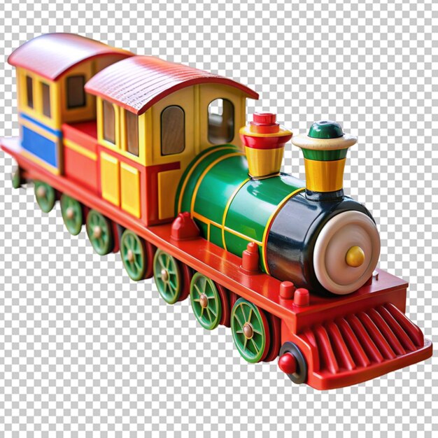 PSD renderização 3d de um trem colorido