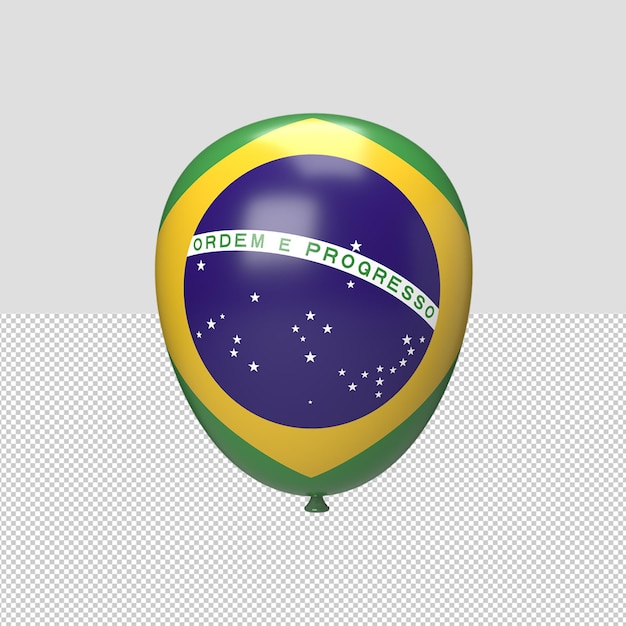 PSD renderização 3d do balão da inglaterra