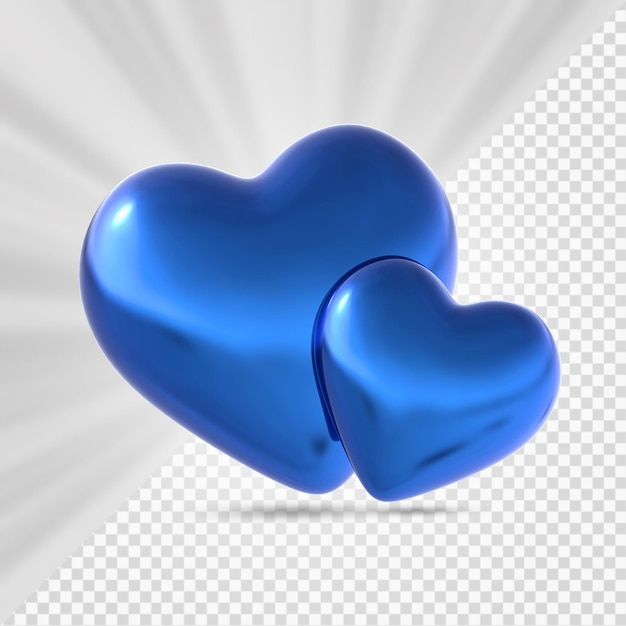 PSD renderização 3d do coração