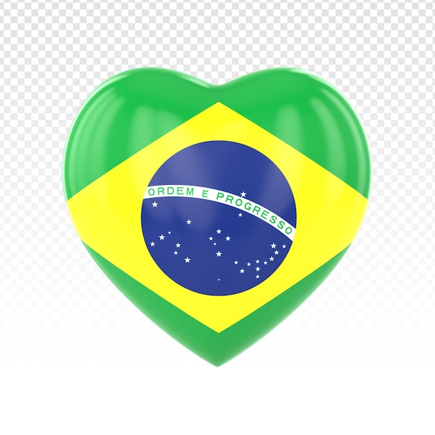 Renderização 3D do coração