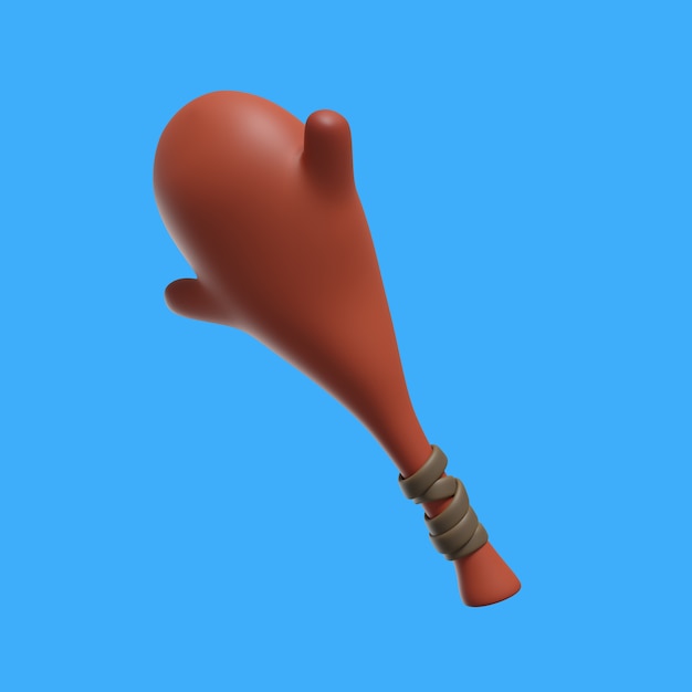 renderização 3D do ícone pré-histórico