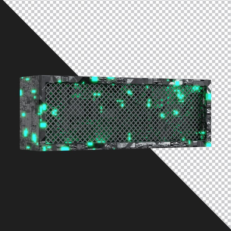 PSD renderização 3d do símbolo de porcentagem do alfabeto isolado