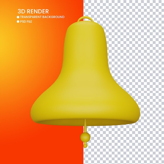 renderização 3D do sino