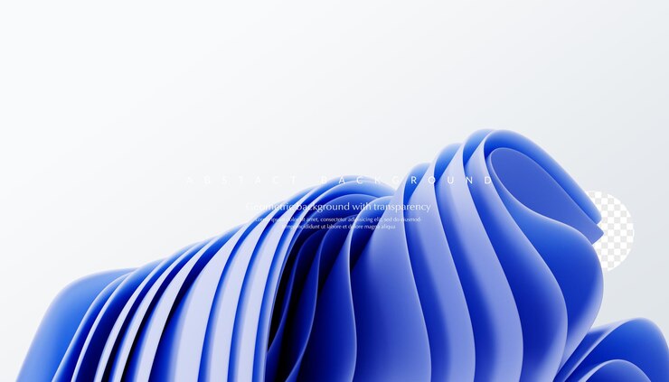 PSD renderização 3d formas modernas onduladas em um fundo branco. fundo abstrato. fundo de estilo luxuoso