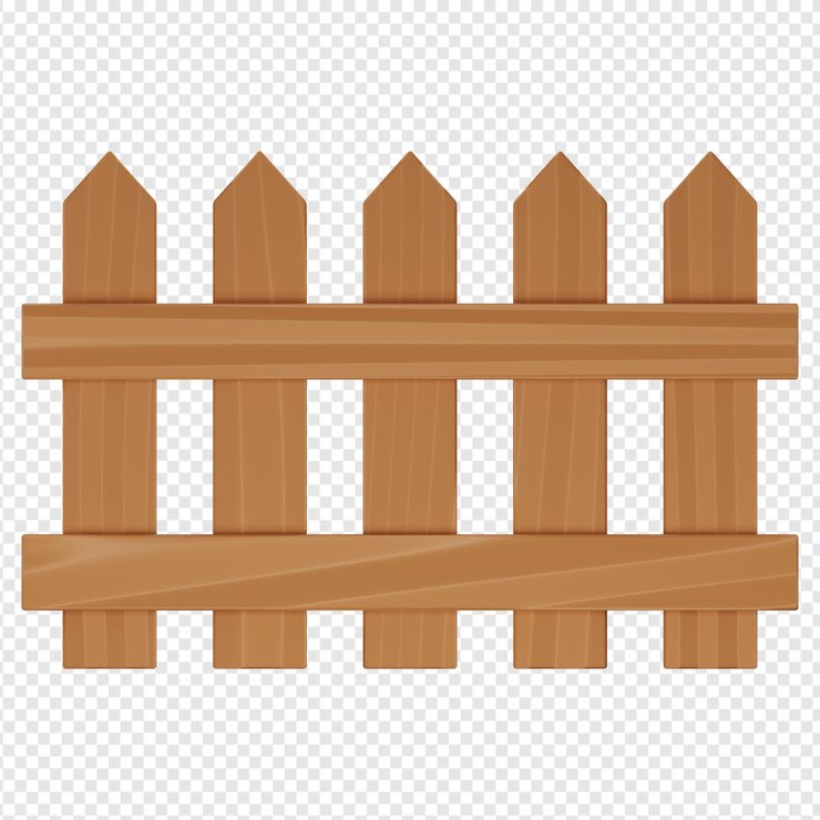PSD renderização 3d isolada do ícone de cerca psd
