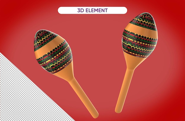 PSD renderização 3d para temas de carnaval
