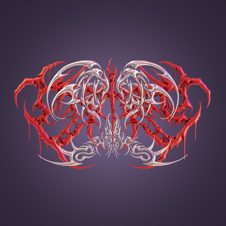 PSD renderização 3d tribal