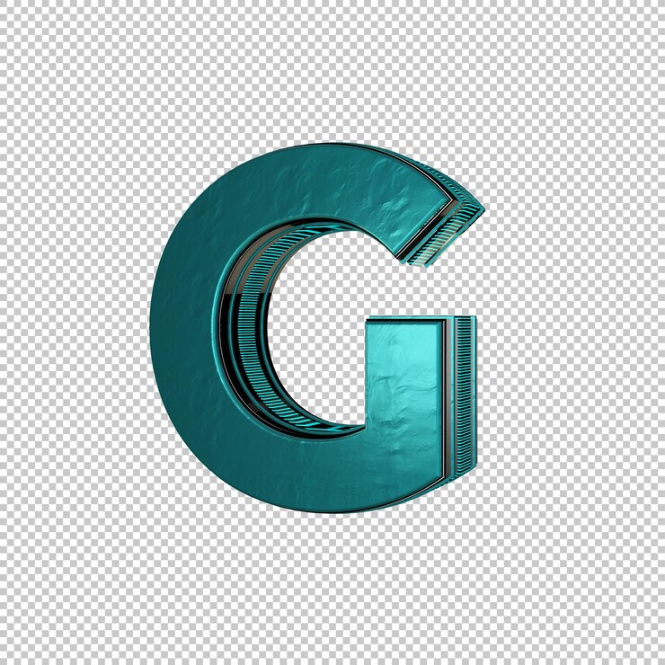 Renderização da letra G 3d
