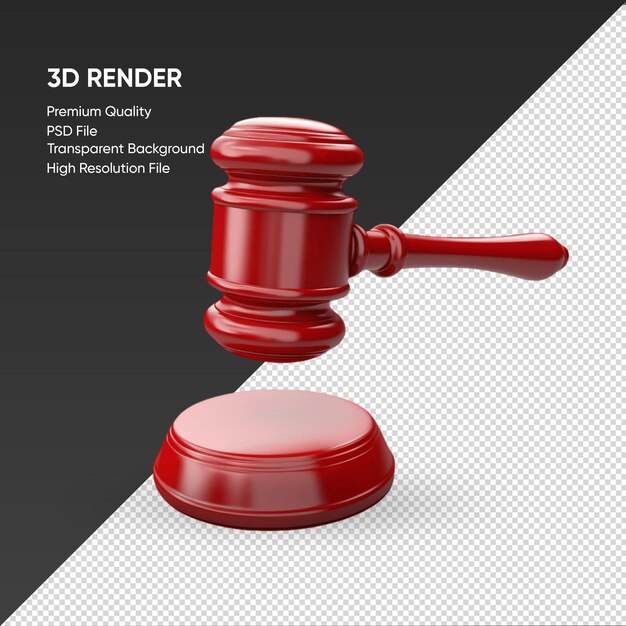 PSD renderização de martelo 3d