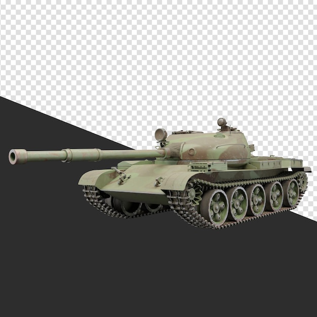 Renderização de tanque 3D