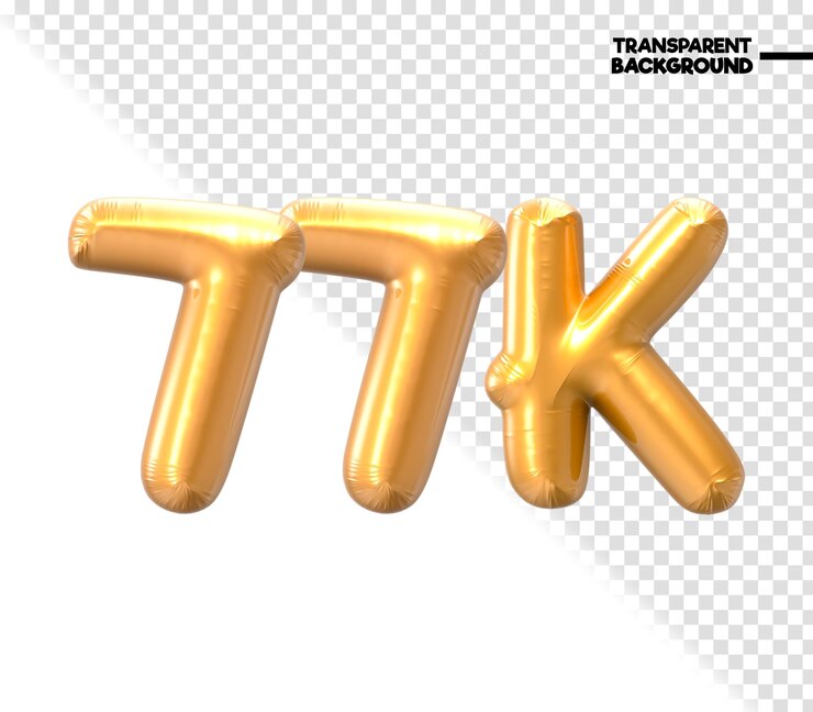 PSD renderização em 3d de 77k number gold