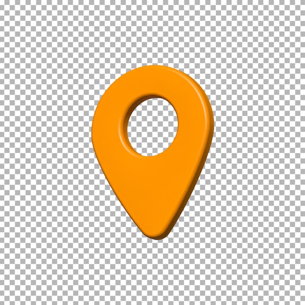 renderização em 3d vermelho realista mapa 3d pin ponteiro gps ponteiro marcadores ponteiro ícone de localização