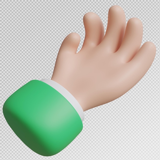 Renderización en 3D de gestos de las manos para el diseño
