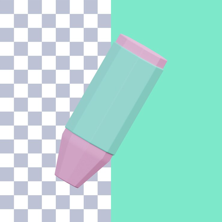 PSD renderización en 3d de un icono de educación con lápices de colores