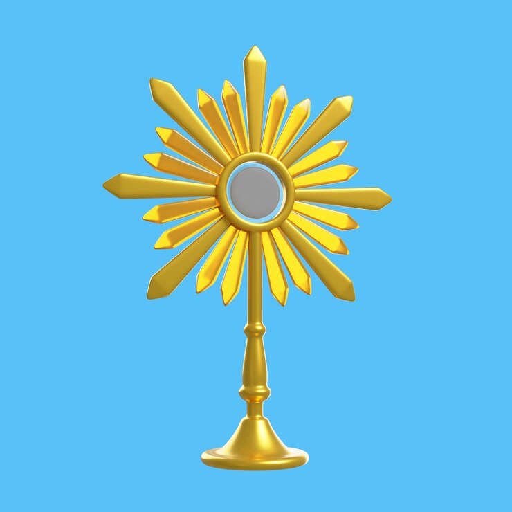 PSD renderización en 3d del icono de la religión