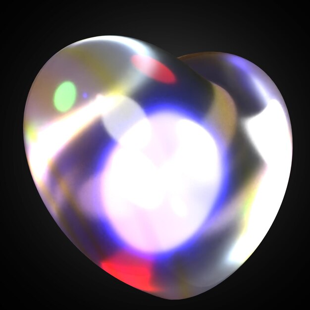 Renderización de amor en 3D