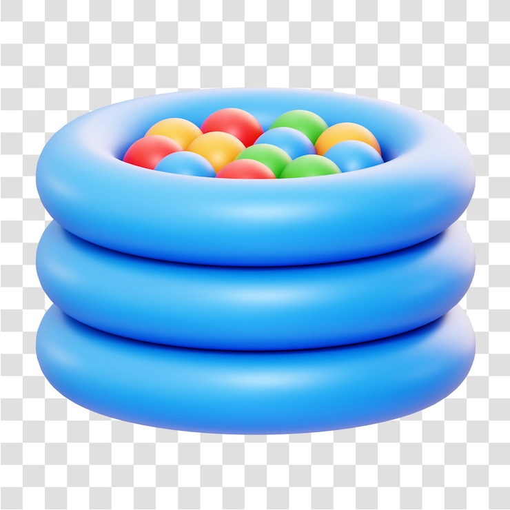 PSD renderización del icono de la pelota en 3d de fondo transparente aislado