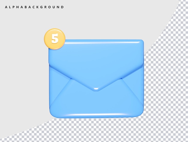 Renderización vectorial del icono del mensaje