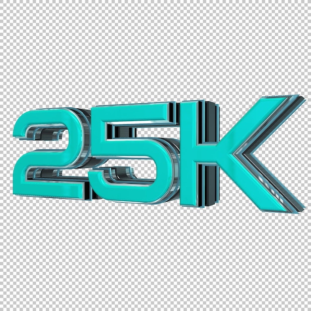 renderizado 3d de 25k por ciento